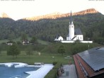 Archived image Webcam Kreuth - Church St. Leonhard 05:00