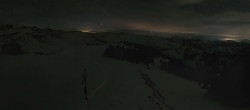 Archived image Webcam Notre Dame de Bellecombe - Top station chairlift Ban Rouge 03:00