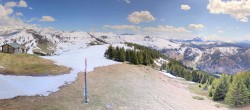 Archived image Webcam Notre Dame de Bellecombe - Top station chairlift Ban Rouge 15:00