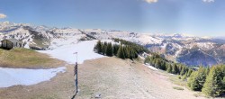 Archived image Webcam Notre Dame de Bellecombe - Top station chairlift Ban Rouge 11:00