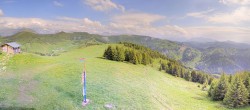 Archiv Foto Webcam Notre Dame de Bellecombe - Bergstation Sessellift Ban Rouge 17:00