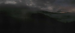Archived image Webcam Notre Dame de Bellecombe - Top station chairlift Ban Rouge 01:00