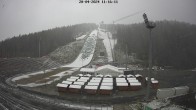 Archived image Webcam Ski Jumping Venue at Vogtland Arena 11:00
