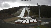 Archived image Webcam Ski Jumping Venue at Vogtland Arena 09:00