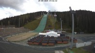 Archived image Webcam Ski Jumping Venue at Vogtland Arena 19:00
