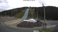 Archiv Foto Webcam Klingenthal: Skisprunganlage Vogtland Arena 17:00