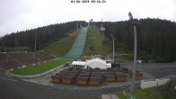 Archiv Foto Webcam Klingenthal: Skisprunganlage Vogtland Arena 09:00