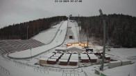 Archiv Foto Webcam Klingenthal: Skisprunganlage Vogtland Arena 08:00