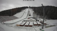 Archiv Foto Webcam Klingenthal: Skisprunganlage Vogtland Arena 10:00