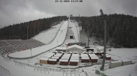 Archiv Foto Webcam Klingenthal: Skisprunganlage Vogtland Arena 13:00