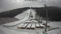 Archived image Webcam Ski Jumping Venue at Vogtland Arena 09:00