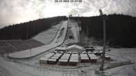 Archived image Webcam Ski Jumping Venue at Vogtland Arena 11:00