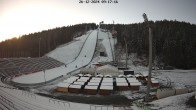 Archived image Webcam Ski Jumping Venue at Vogtland Arena 09:00