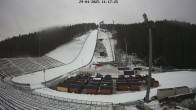 Archiv Foto Webcam Klingenthal: Skisprunganlage Vogtland Arena 11:00