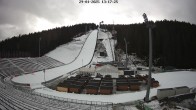 Archiv Foto Webcam Klingenthal: Skisprunganlage Vogtland Arena 13:00