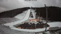 Archiv Foto Webcam Klingenthal: Skisprunganlage Vogtland Arena 17:00