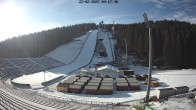 Archiv Foto Webcam Klingenthal: Skisprunganlage Vogtland Arena 09:00