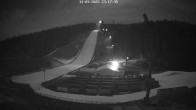 Archived image Webcam Ski Jumping Venue at Vogtland Arena 23:00