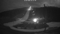 Archived image Webcam Ski Jumping Venue at Vogtland Arena 01:00