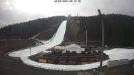 Archived image Webcam Ski Jumping Venue at Vogtland Arena 09:00