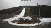 Archived image Webcam Ski Jumping Venue at Vogtland Arena 13:00