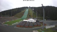 Archived image Webcam Ski Jumping Venue at Vogtland Arena 09:00