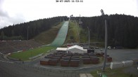 Archived image Webcam Ski Jumping Venue at Vogtland Arena 11:00