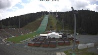 Archived image Webcam Ski Jumping Venue at Vogtland Arena 13:00