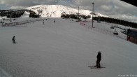 Archived image Webcam Slope Cam Rinne at Ylläs Ski Resort 12:00