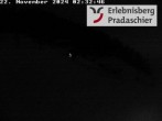 Archiv Foto Webcam Arosa Lenzerheide: Bergstation Pradaschier 01:00