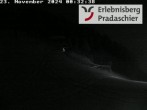 Archiv Foto Webcam Arosa Lenzerheide: Bergstation Pradaschier 23:00