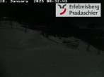 Archiv Foto Webcam Arosa Lenzerheide: Bergstation Pradaschier 23:00