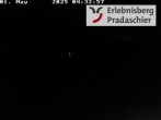 Archiv Foto Webcam Arosa Lenzerheide: Bergstation Pradaschier 03:00