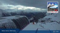 Archiv Foto Webcam Aletsch Arena: Bergstation Wurzenbord 02:00