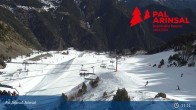 Archiv Foto Webcam Vallnord: Arinsal - Sessellift Les Fonts 10:00