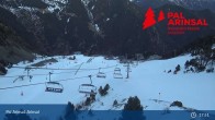 Archiv Foto Webcam Vallnord: Arinsal - Sessellift Les Fonts 18:00