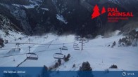 Archiv Foto Webcam Vallnord: Arinsal - Sessellift Les Fonts 07:00