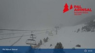 Archiv Foto Webcam Vallnord: Arinsal - Sessellift Les Fonts 14:00