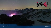 Archiv Foto Webcam Ischgl - Palinkopf (2.864 m) 02:00