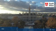 Archiv Foto Webcam Wien - Burgtheater & Rathaus 14:00