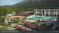 Archiv Foto Webcam Bad Reichenhall: Außenbecken RupertusTherme 07:00