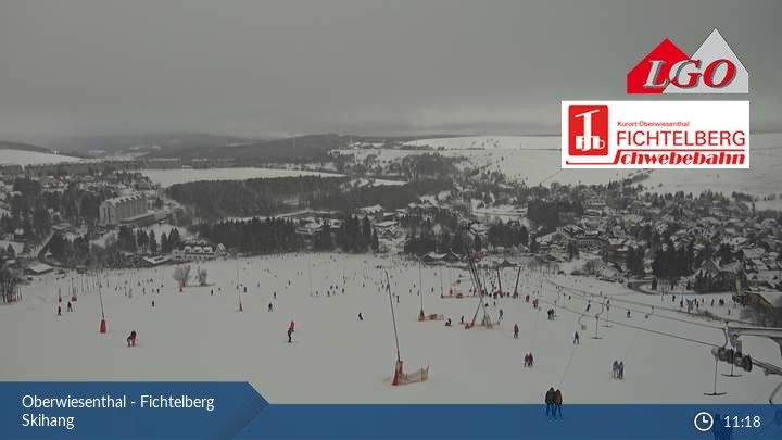 Webcam Oberwiesenthal Fichtelberg Skihang 990 M Erzgebirge