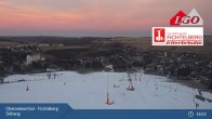 Archived image Webcam Oberwiesenthal - Fichtelberg ski slope 00:00