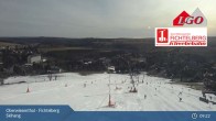 Archived image Webcam Oberwiesenthal - Fichtelberg ski slope 08:00