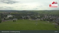 Archived image Webcam Oberwiesenthal - Fichtelberg ski slope 12:00
