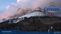 Archived image Webcam Carezza Ski Resort: Pra di Tori - Base Station 00:00