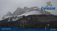 Archived image Webcam Carezza Ski Resort: Pra di Tori - Base Station 06:00