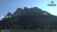 Archived image Webcam Carezza Ski Resort: Pra di Tori - Base Station 06:00