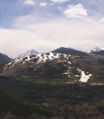Panoramablick über das Aspen Valley