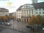 Bahnhofplatz Sonneberg - Blick auf das Neue Rathaus